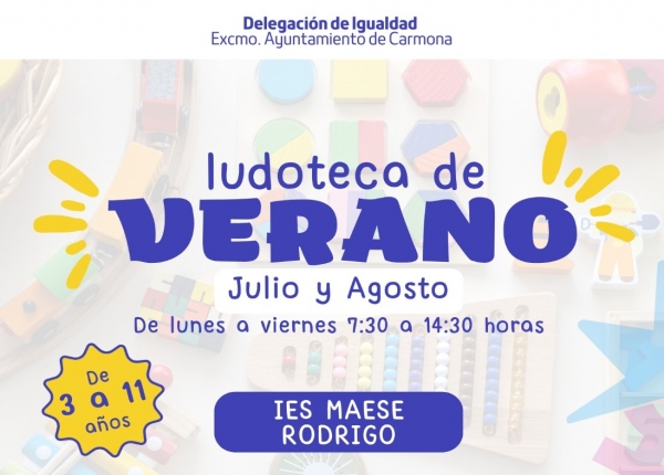 El Ayuntamiento ofrece 180 plazas en su ludoteca d...