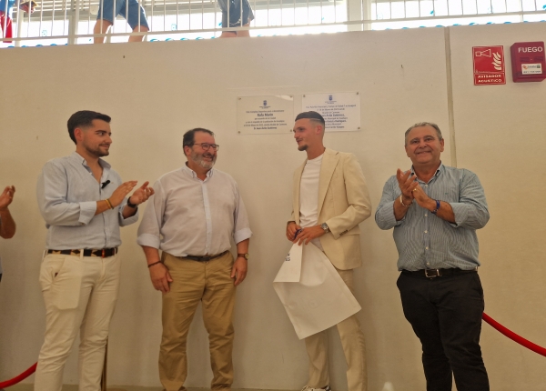 El pabellón de Guadajoz ya lleva el nombre de Raf...